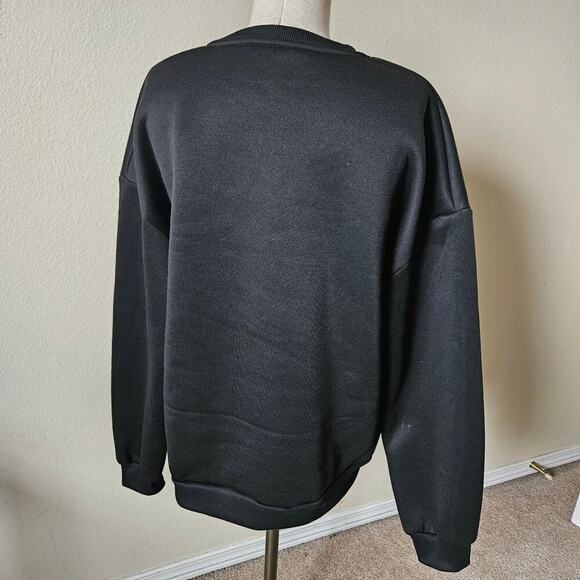 Coors Cowboy black crewneck oversized sweater Medium - Picture 2 of 6